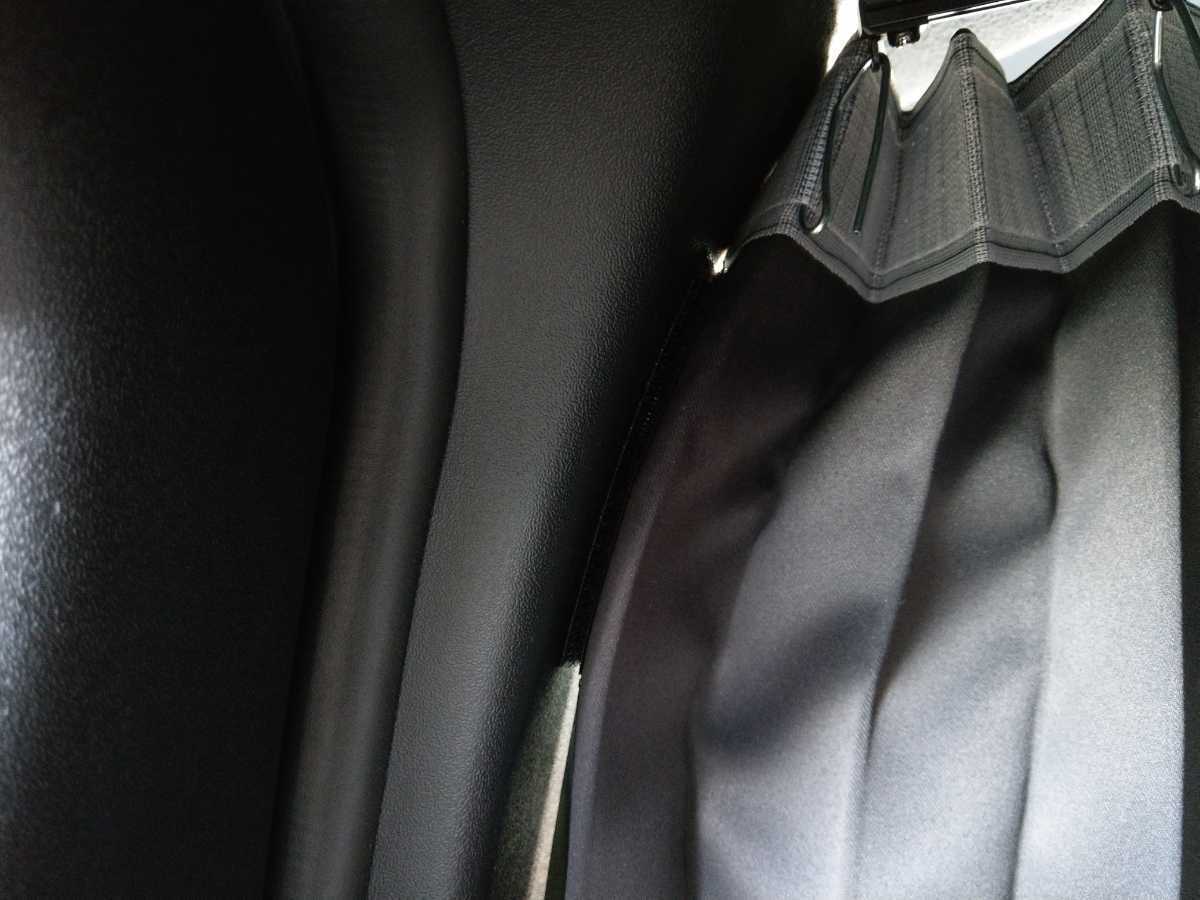 ハイエース用センターカーテン ブラック カーテンのみ 間仕切り