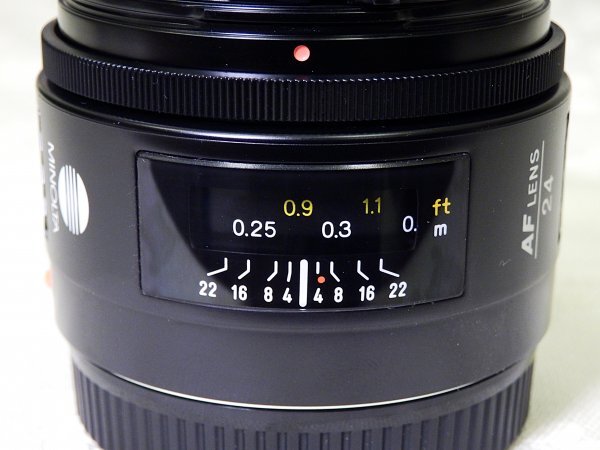 7417 訳アリ☆ MINOLTA ミノルタ AF LENS 28mm F2.8 (22) 単焦点レンズ Sony Minolta A Mount マクロ Aマウント αA_画像10