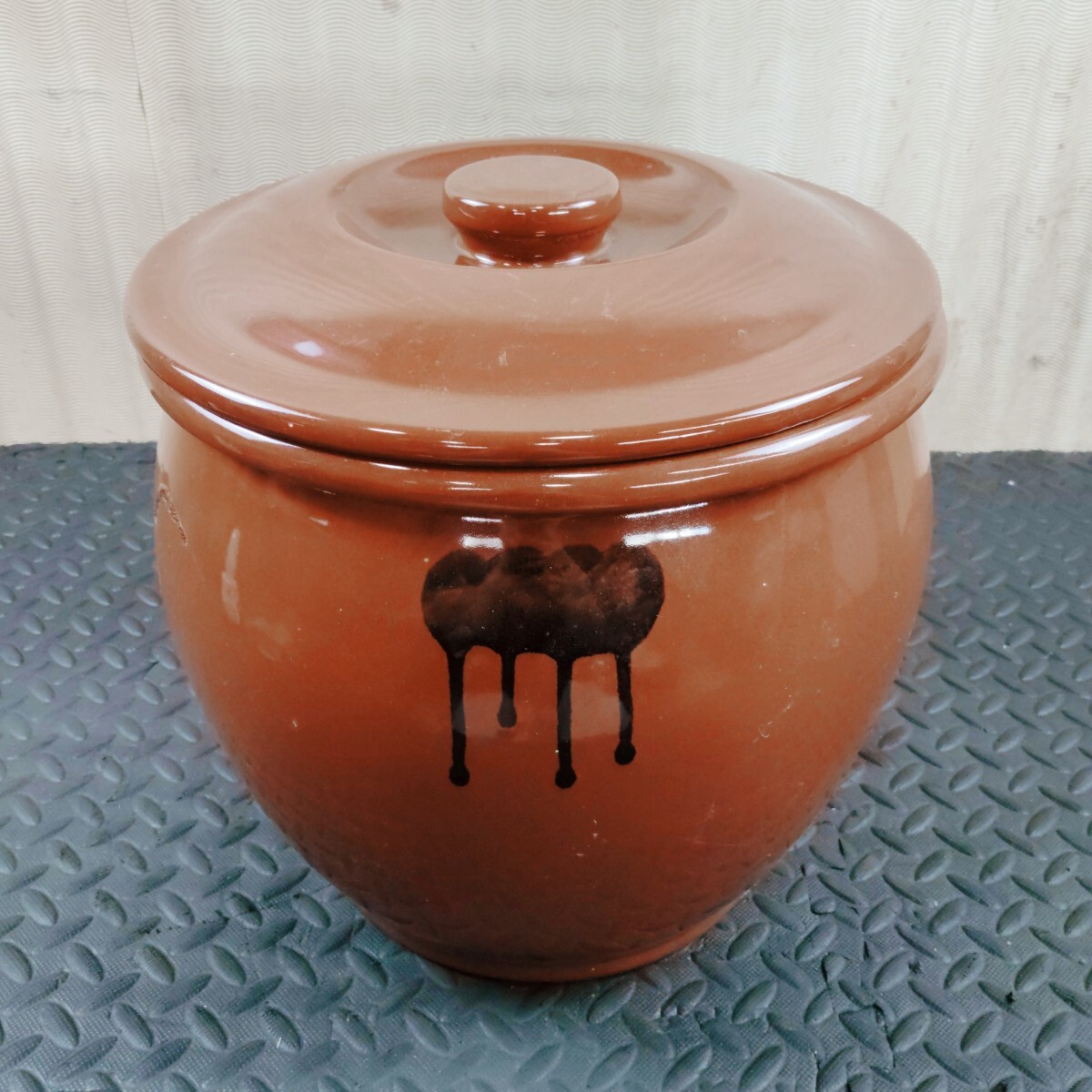 陶器 梅干し壺・漬物壺 10号(149) 陶器 梅干し壺・漬物壺 10号(149) 蓋付き!!|高さ 40㎝