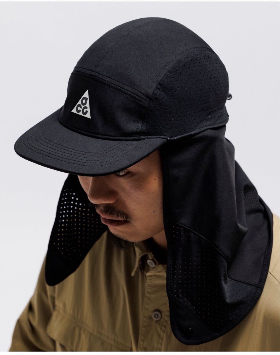 新品 NIKE ACG フライキャップ ケープ付き L/XL 首ガード付き 新品 NIKE ACG フライキャップ ケープ付き L/XL 首ガード付き