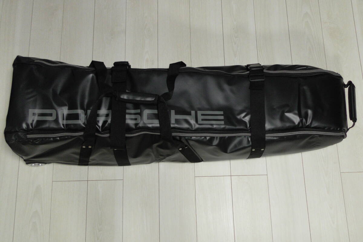 新品 送料無料 PORSCHE ポルシェ ゴルフ トラベルバッグ 正規ディーラー購入品 防水 撥水 キャスター付き_画像1