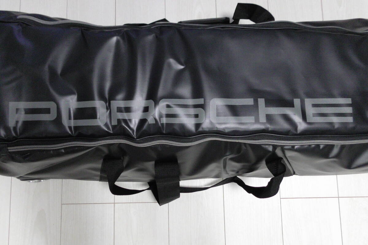 新品 送料無料 PORSCHE ポルシェ ゴルフ トラベルバッグ 正規ディーラー購入品 防水 撥水 キャスター付き_画像2
