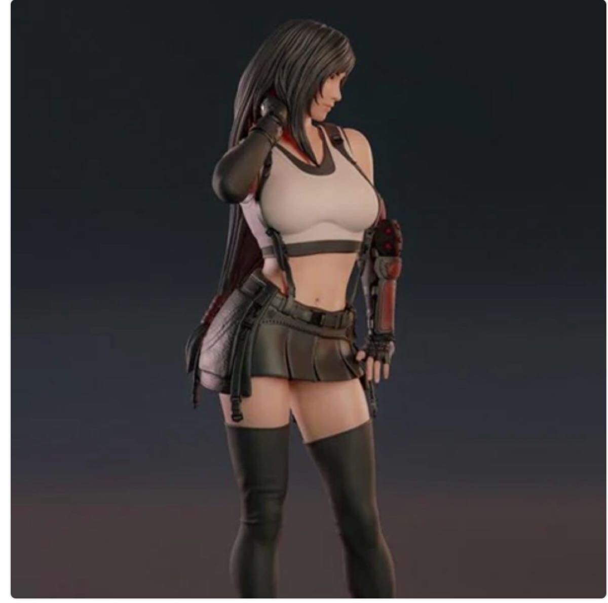 1/8 ティファ FF7 ファイナルファンタジーVII 未塗装 フィギュア GK ティファ FF7 ファイナルファンタジー ガレージキット ガレキ 未