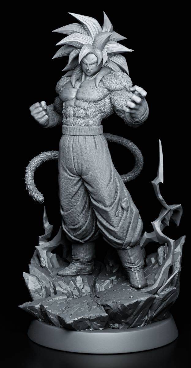 ドラゴンボール 孫悟空 ガレージキット フィギュア 未塗装未組立 スーパーサイヤ人 フィギュア ガレージキット 未塗装未組立