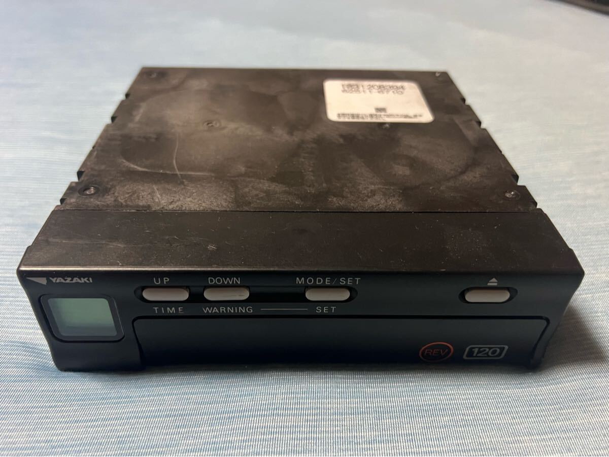 YAZAKI アナログレコーダー ATG21-120W ② 矢崎総業 YAZAKI アナログ タコグラフ ATG21-120W 120D