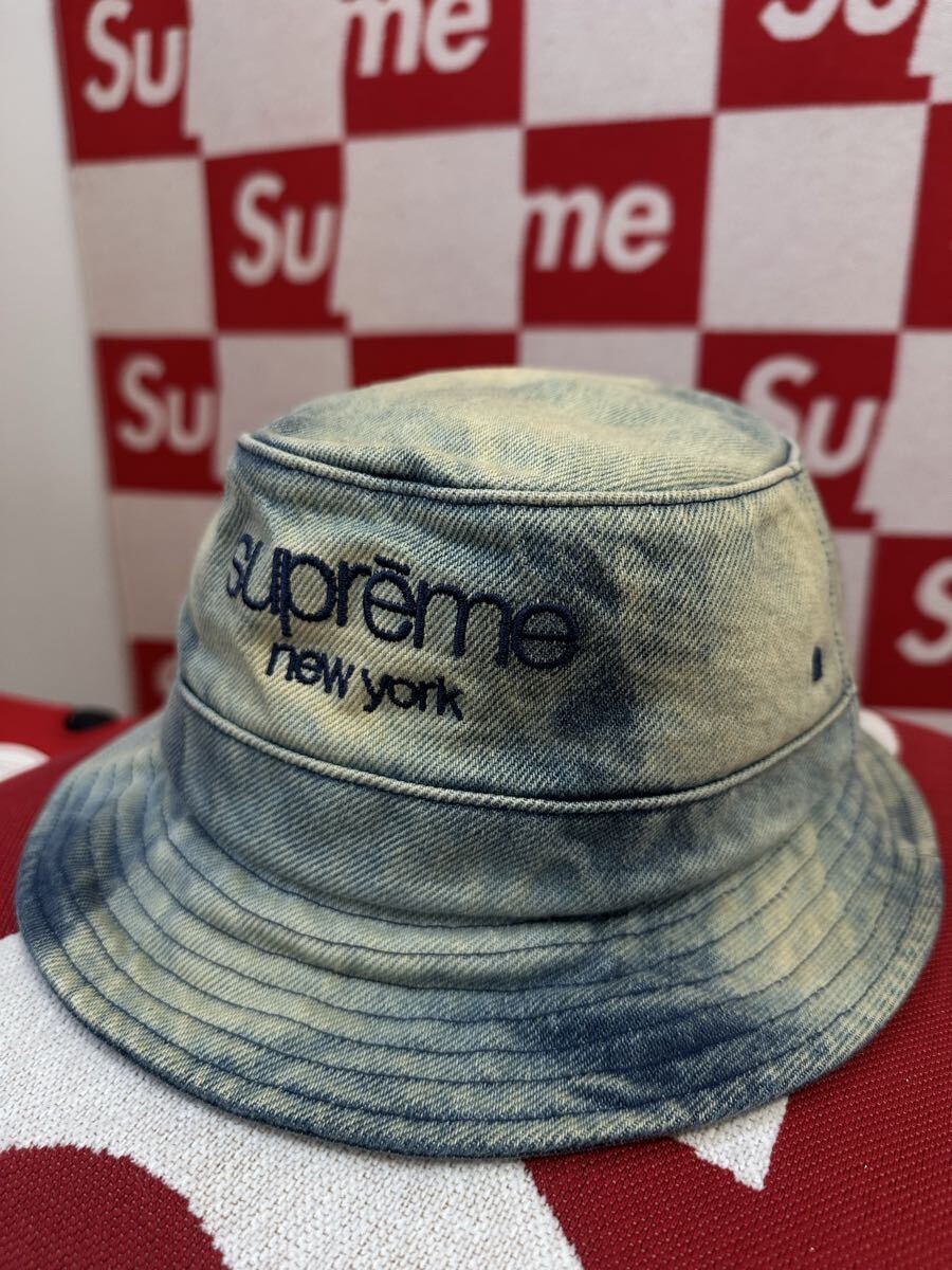 帽子 Chino Twill Crusher Dirty Indigo ④☆超激レア☆Supreme Chino Twill Crusher Dirty Indigo