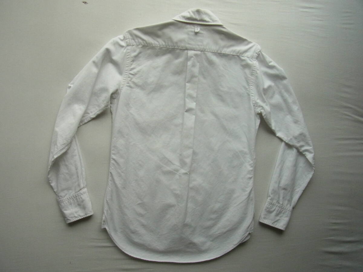 BROOKS BROTHERS BLACK FLEECE  ブルックスブラザーズ  ブラックフリース  コットンオックス素材 ボタンダウンシャツ MADE IN USA_画像4