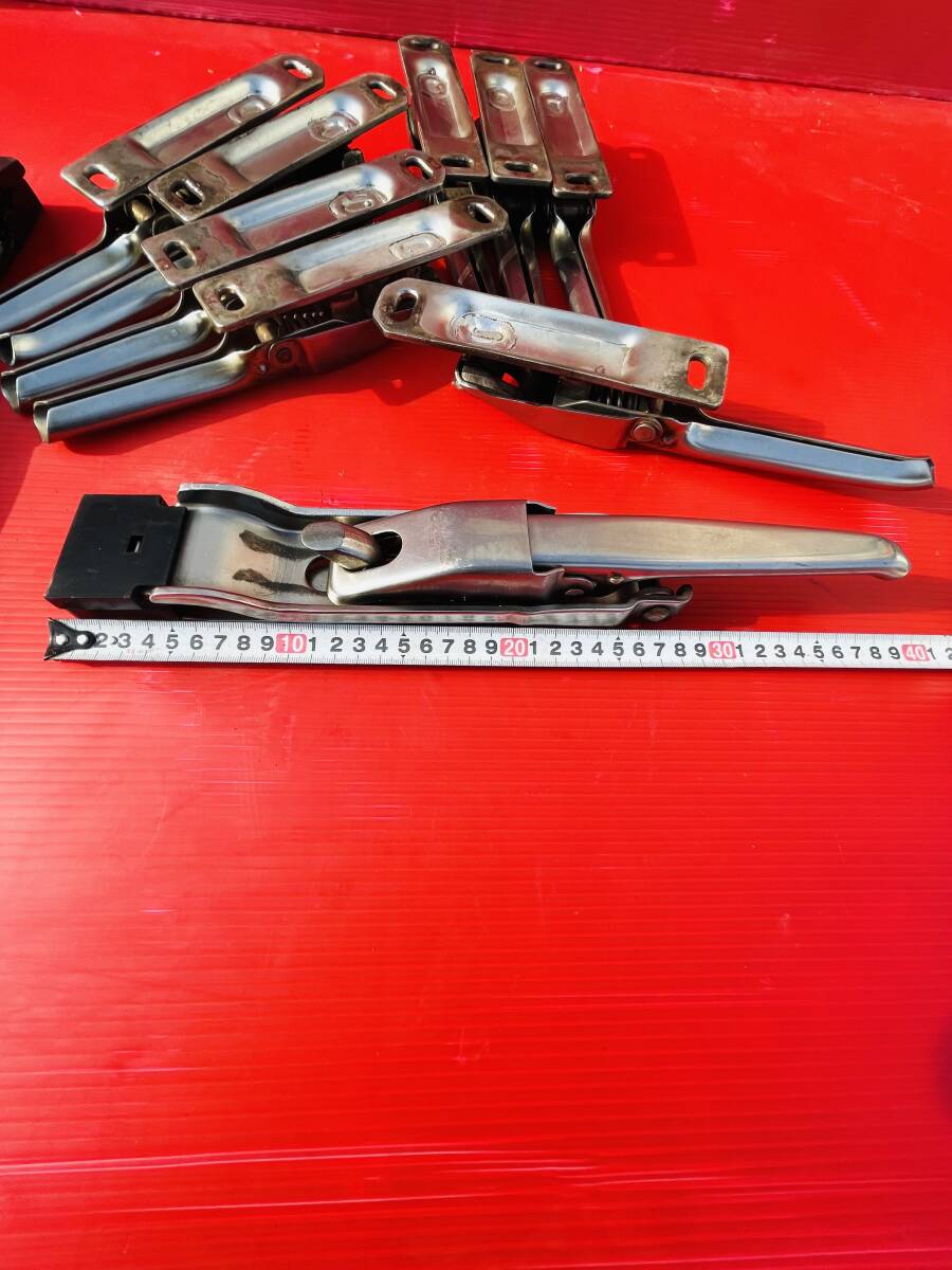 エビカン バネカン ウィング用 土台付き エビ金 ハンドル ウイングロック ステンレス製 5個セット Rei551 エビカン バネカン ウィング用 土台付き エビ金 ハンドル ウイング