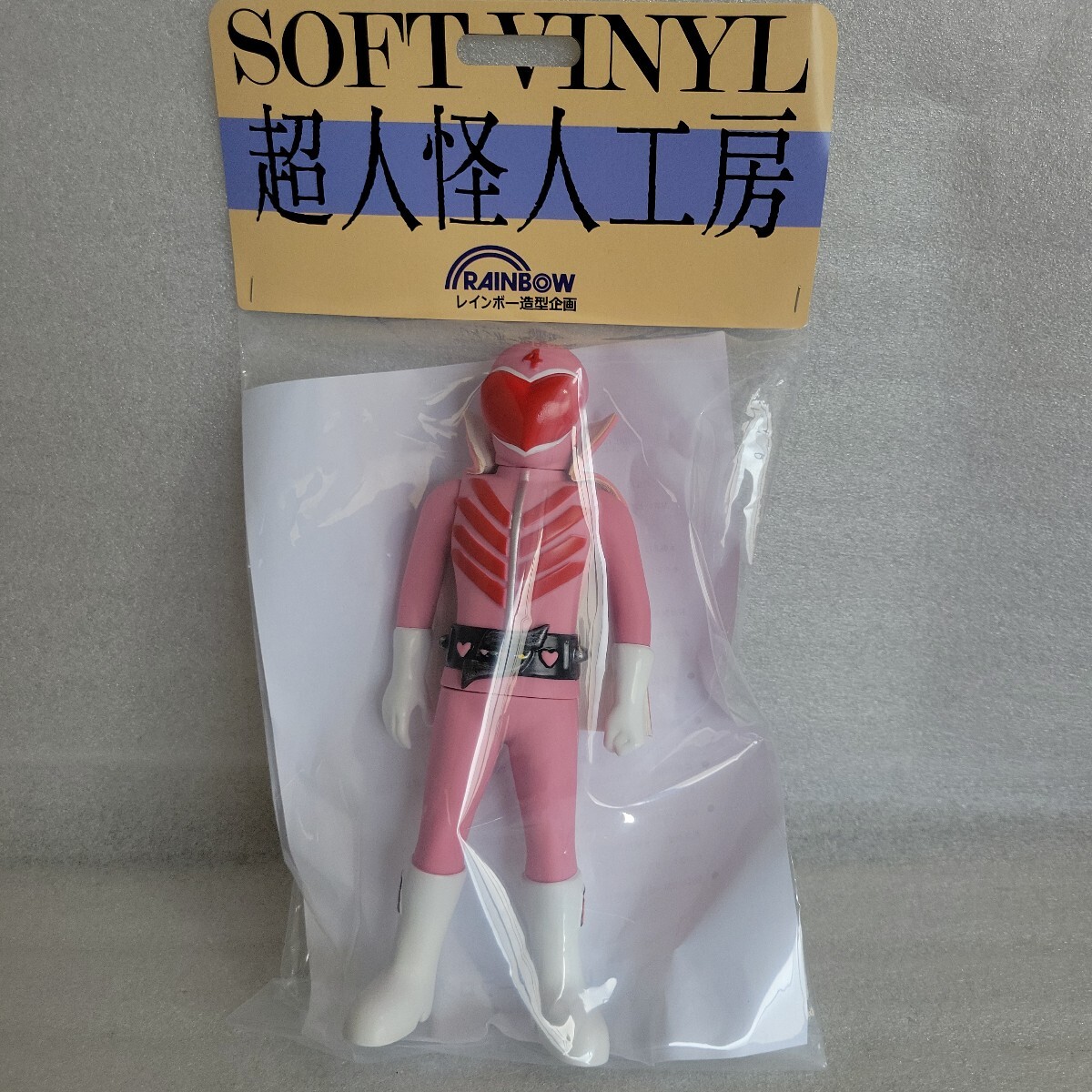 超人怪人工房 ワンフェス 2025冬 限定 モモレンジャー ソフビ ゴレンジャー レインボー造型企画 モモレンジャー ソフビ フィギュア 秘密戦隊