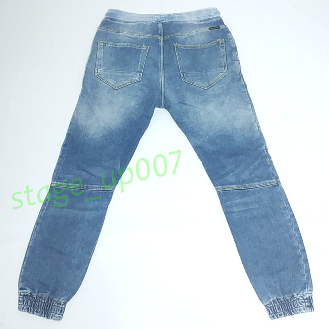 ZARA MAN(ザラ マン)/デニム USED加工 ジョガーパンツ・イージーパンツ/サイズUSA S /管HMVQ_画像4