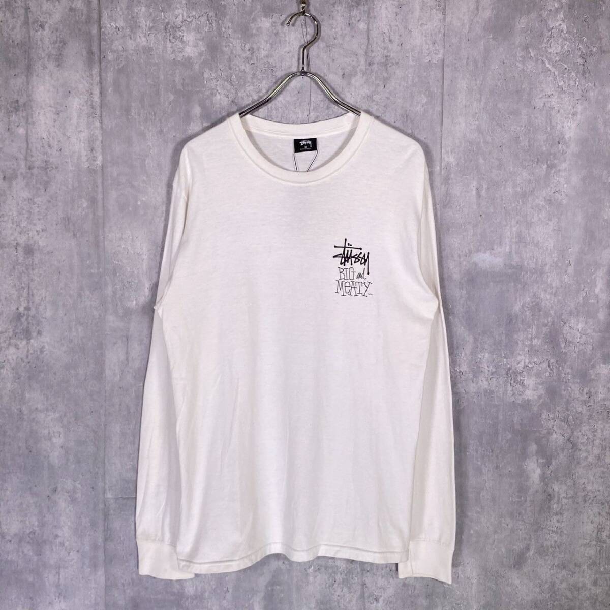 『STUSSY』ステューシー (M) ビッグミーティー ロングTシャツ