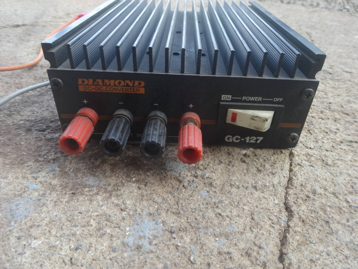 第一電波再掲載　GC-127　現状で　DC24V→DC13.8Vコンバーター通電確認　ジャンク品扱い_画像1