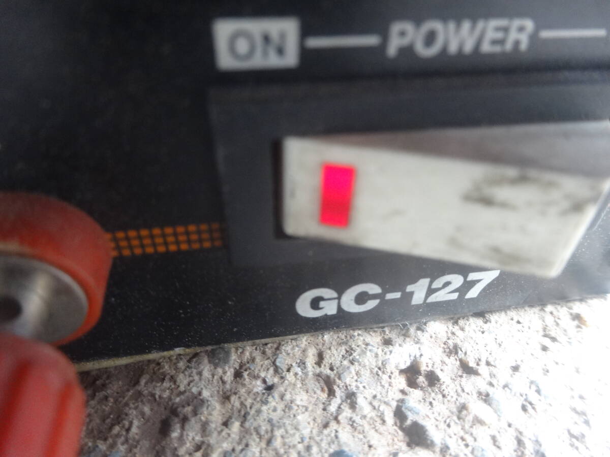 第一電波再掲載　GC-127　現状で　DC24V→DC13.8Vコンバーター通電確認　ジャンク品扱い_画像3
