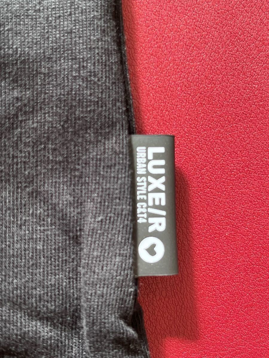 　LULUXE／R(ラグジュ)クルーネック スカルベア刺繍半袖Tシャツ　ブラック×ホワイト　Mサイズ　ユニセックス　刺　スカル　BEAR_画像7