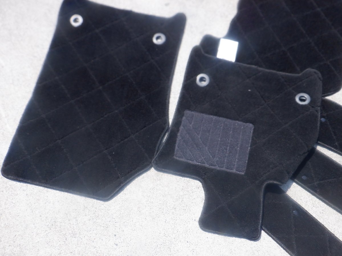 社外品 日本製 AGH40W AGH45W 40 アルファード 7人乗り フロアマット 1台分 15ピース 使用感少ない m-25-7-346_画像9