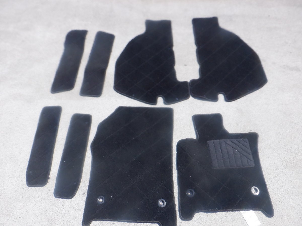 社外品 日本製 AGH40W AGH45W 40 アルファード 7人乗り フロアマット 1台分 15ピース 使用感少ない m-25-7-346_画像1