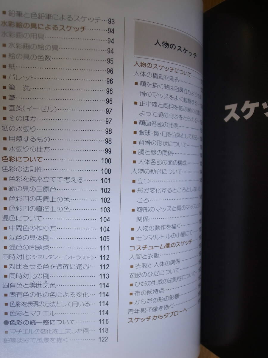 絵画入門シリーズ やさしく学び楽しくえがく スケッチ入門 沢田俊一 梧桐書院 1992年 第10版_画像5