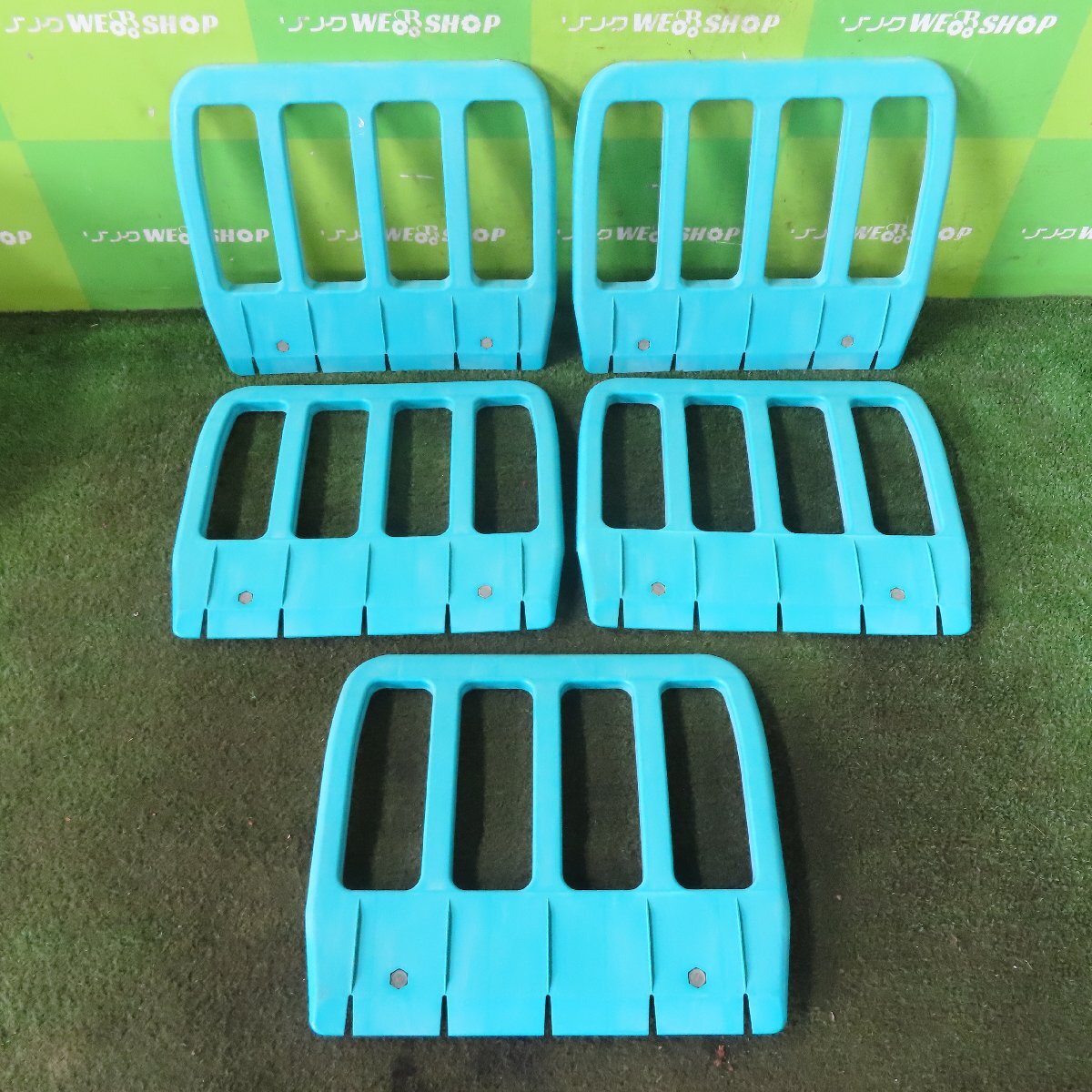 巖手 前沢 3 クボタ 田植機用 苗乗せ臺 延長パーツ 5枚セット 苗のせ臺 延長板 延長アーム 延長苗臺 田植え機 SPU50P パーツ 中古 東北