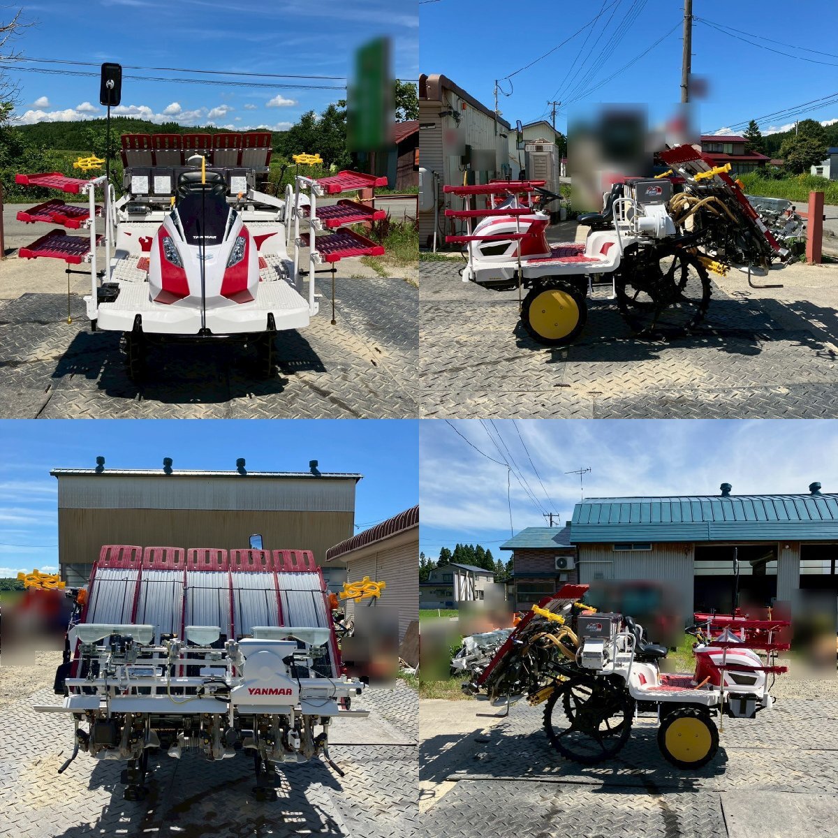 山形 新莊店 ヤンマー 5條植 田植機 YR5D 施肥 21.3馬力 301時間 除草剤散布機 ロータリー ◆納品代別途◆ 東北 中古品