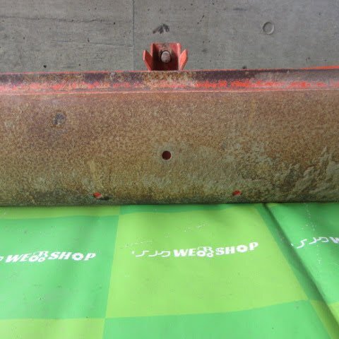 長野 クボタ フラップカバー 作業全長 約2290㎜ 整地 代掻き トラクター 取付 アタッチメント パーツ 中古品_画像7