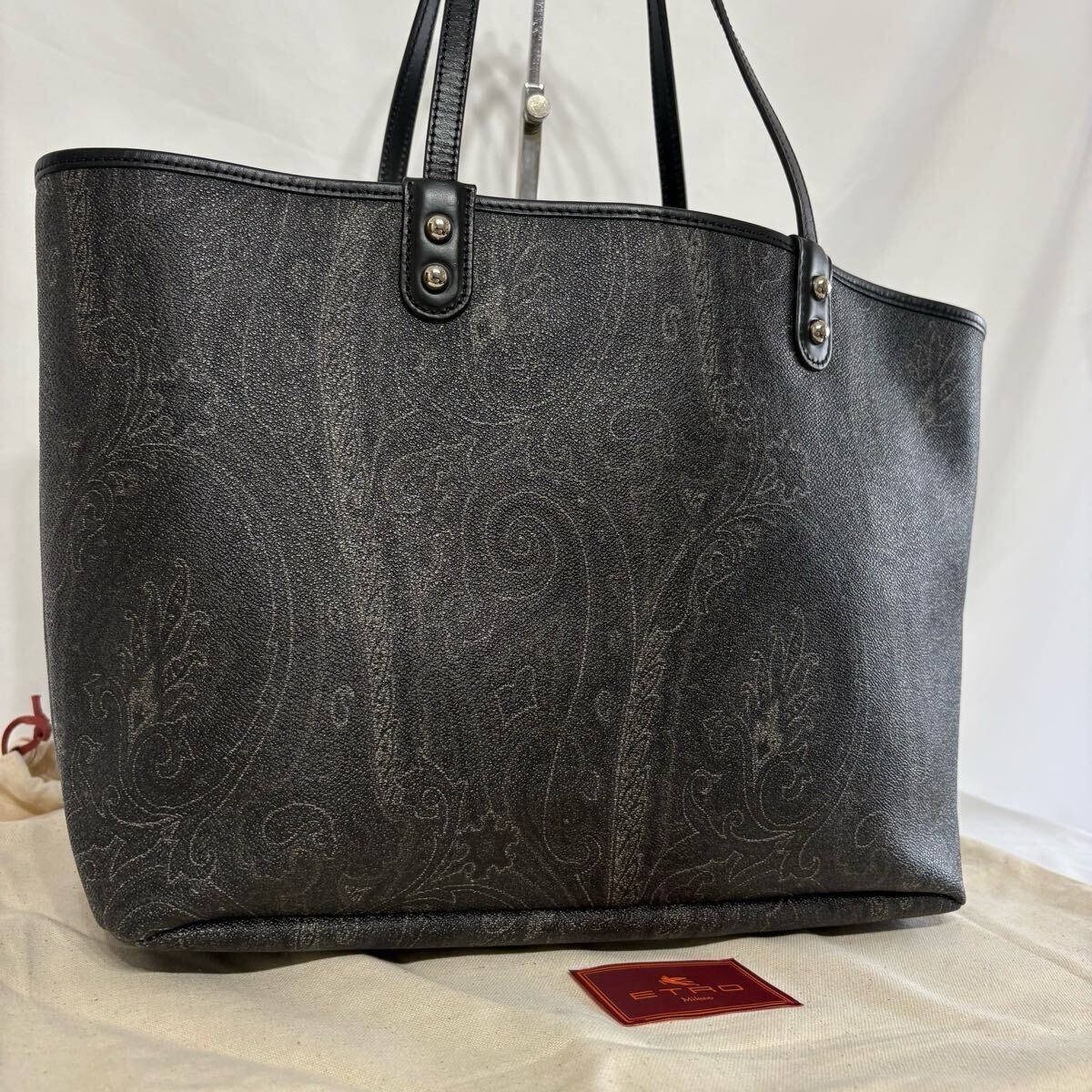 【ETRO】 エトロ マルゴット エンボス トートバッグ 未使用級!!ETRO エトロ マルゴット トートバッグ ビジネス