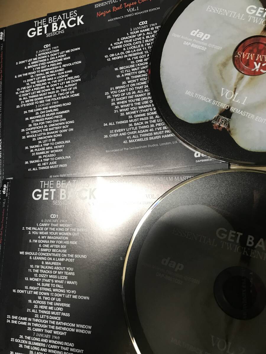 THE BEATLES GET BACK SESSIONS DAP 8タイトル16CD 輸入プレス盤セット