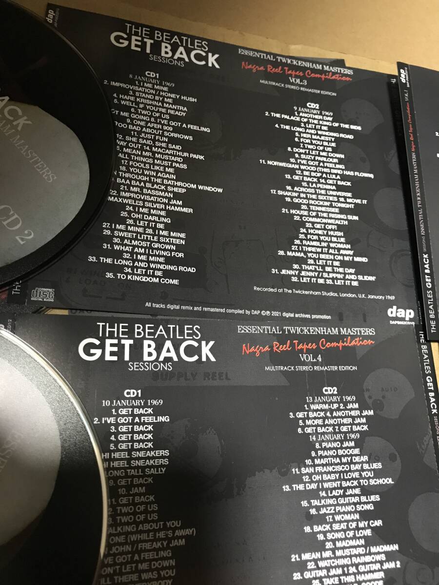 THE BEATLES GET BACK SESSIONS DAP 8タイトル16CD 輸入プレス盤セット