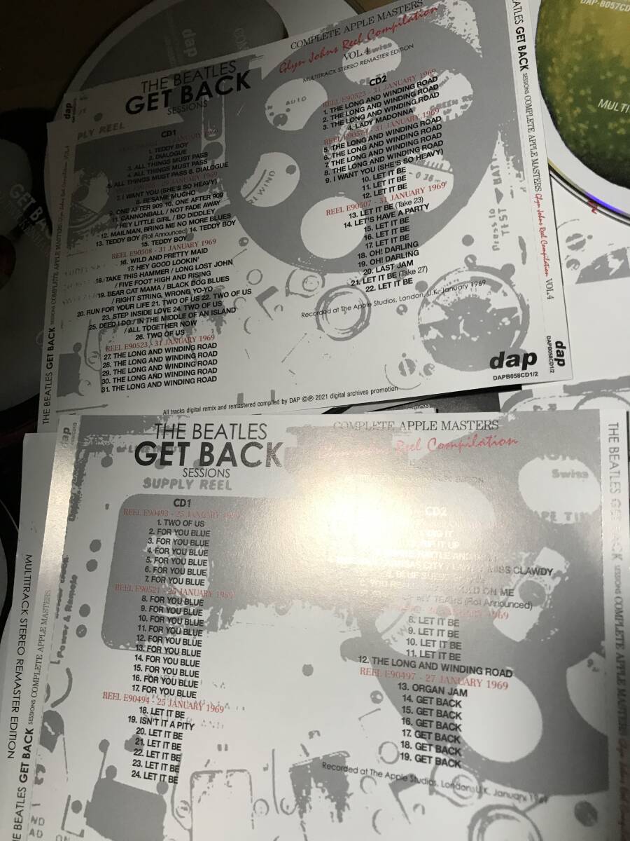 THE BEATLES GET BACK SESSIONS DAP 8タイトル16CD 輸入プレス盤セット