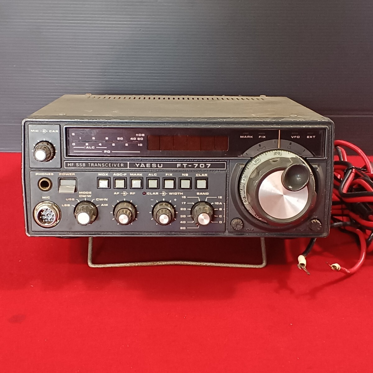 希少 YAESU FT-707 HF トランシーバー八重洲 100w 現完動 YAESU MUSEN 八重洲無線 FT-707 HF SSB トランシーバー