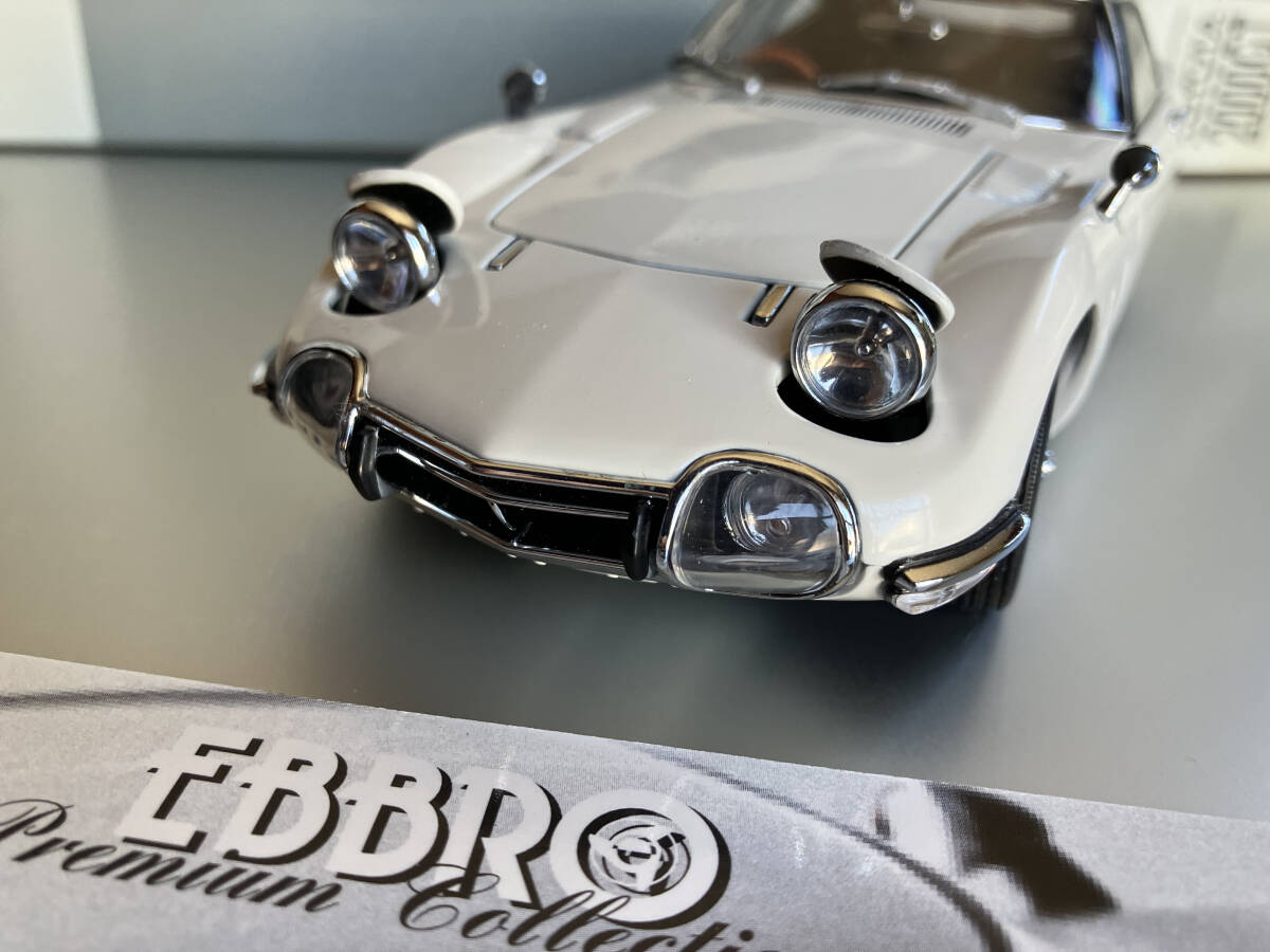 希少 絶版品★エブロ トヨタ 2000GT プレミアムコレクション 1/24 白 エブロプレミアムコレクション 1/24 トヨタ2000GT ホワイト
