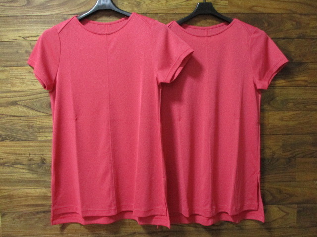 新品★細見えIライン 春 夏 シャルレ M 即決 半袖 2枚セット セレクト プルオーバー ピンク レディース 婦人 トップス シャツ 未使用 E-B_画像2
