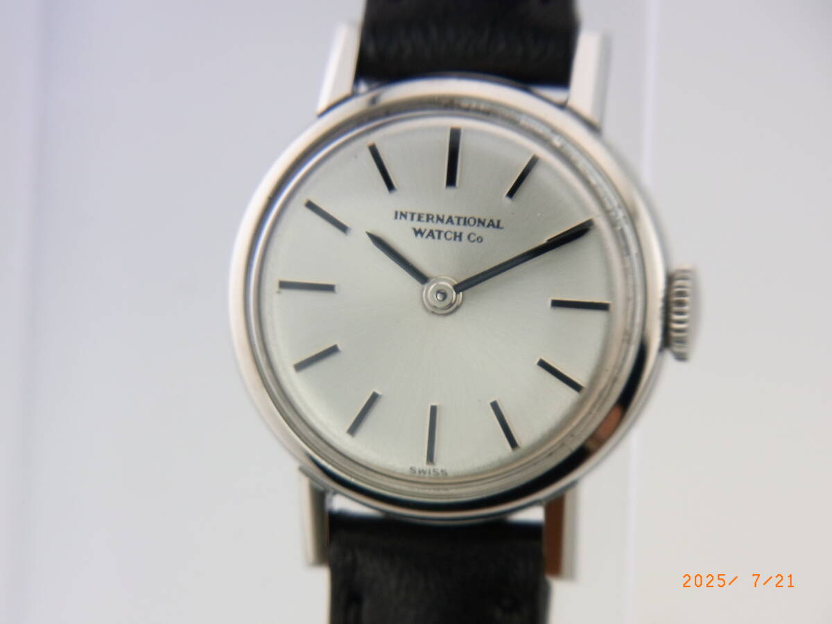 【OH/ポリッシュ済・美品・希少ムーブメント】IWC レディース 手巻き腕時計 Cal.45搭載 ヴィンテージ スイス製_画像1