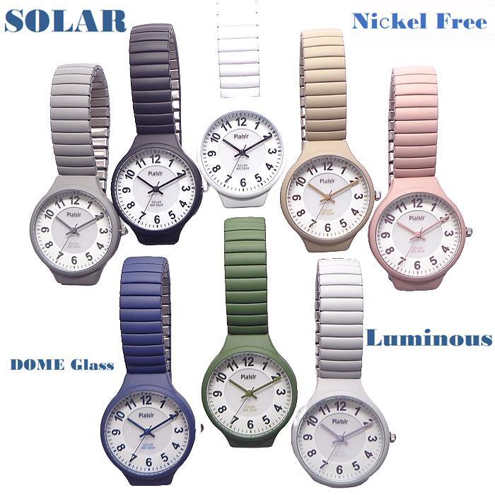  женские наручные часы никель свободный солнечный часы TSS-901-7KH. свет циферблат Arabia цифра гофра расширение батарейка замена не необходимо 