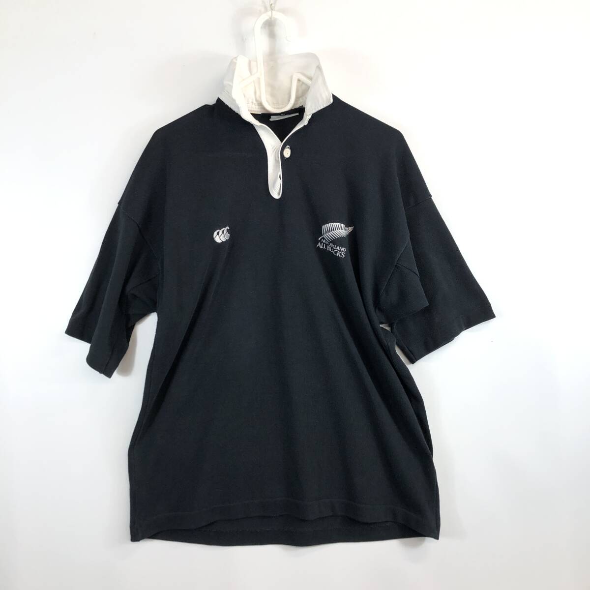 カンタベリー オールブラックス ラグビー ラガーシャツ ニュージーランド製 ニュージーランド製 カンタベリー CANTERBURY オールブラックス