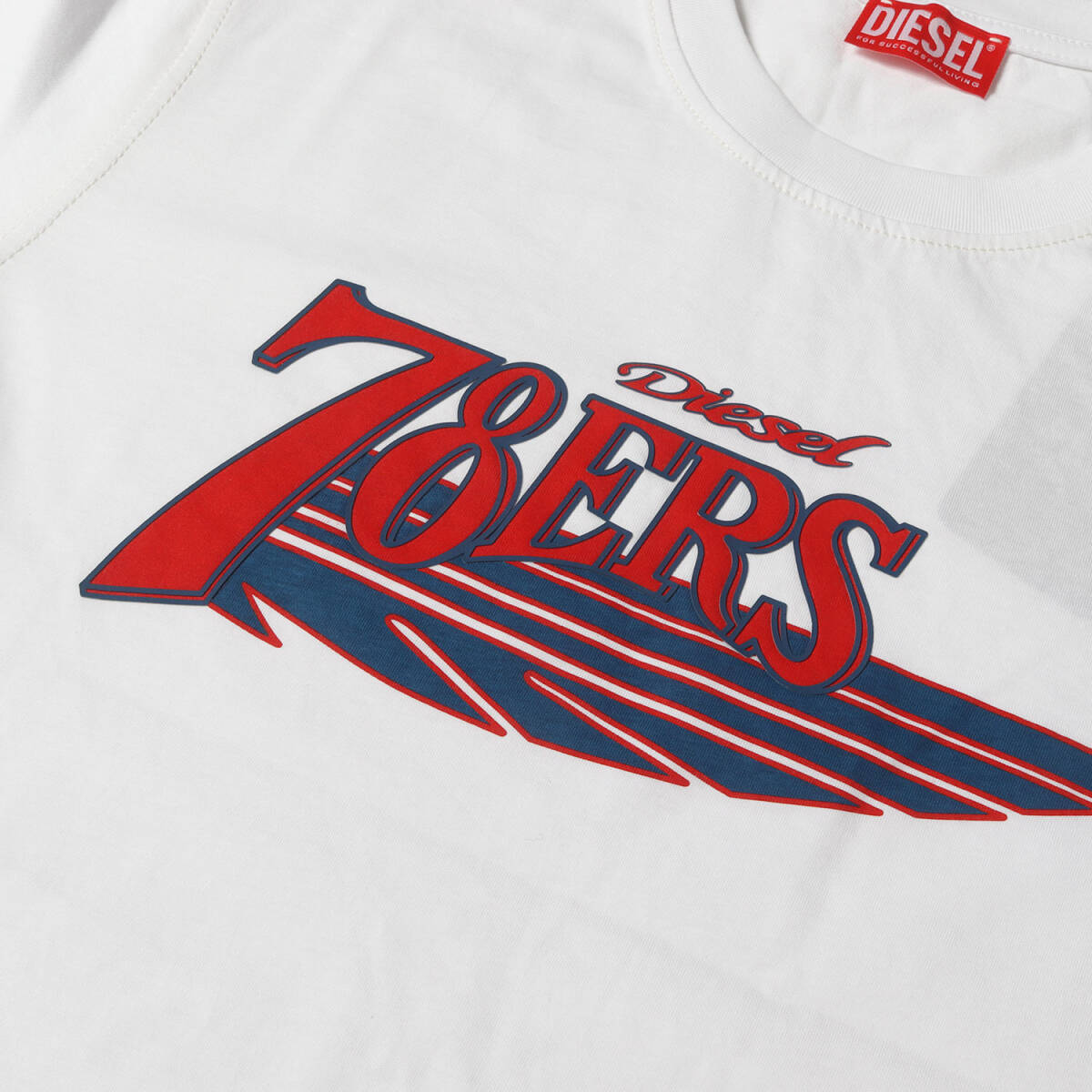 DIESEL ディーゼル Tシャツ サイズ:L / パロディ ロゴ Tシャツ (T-DIEGOR-K75 A12503 0GRAI) / ホワイト / トップス カットソー