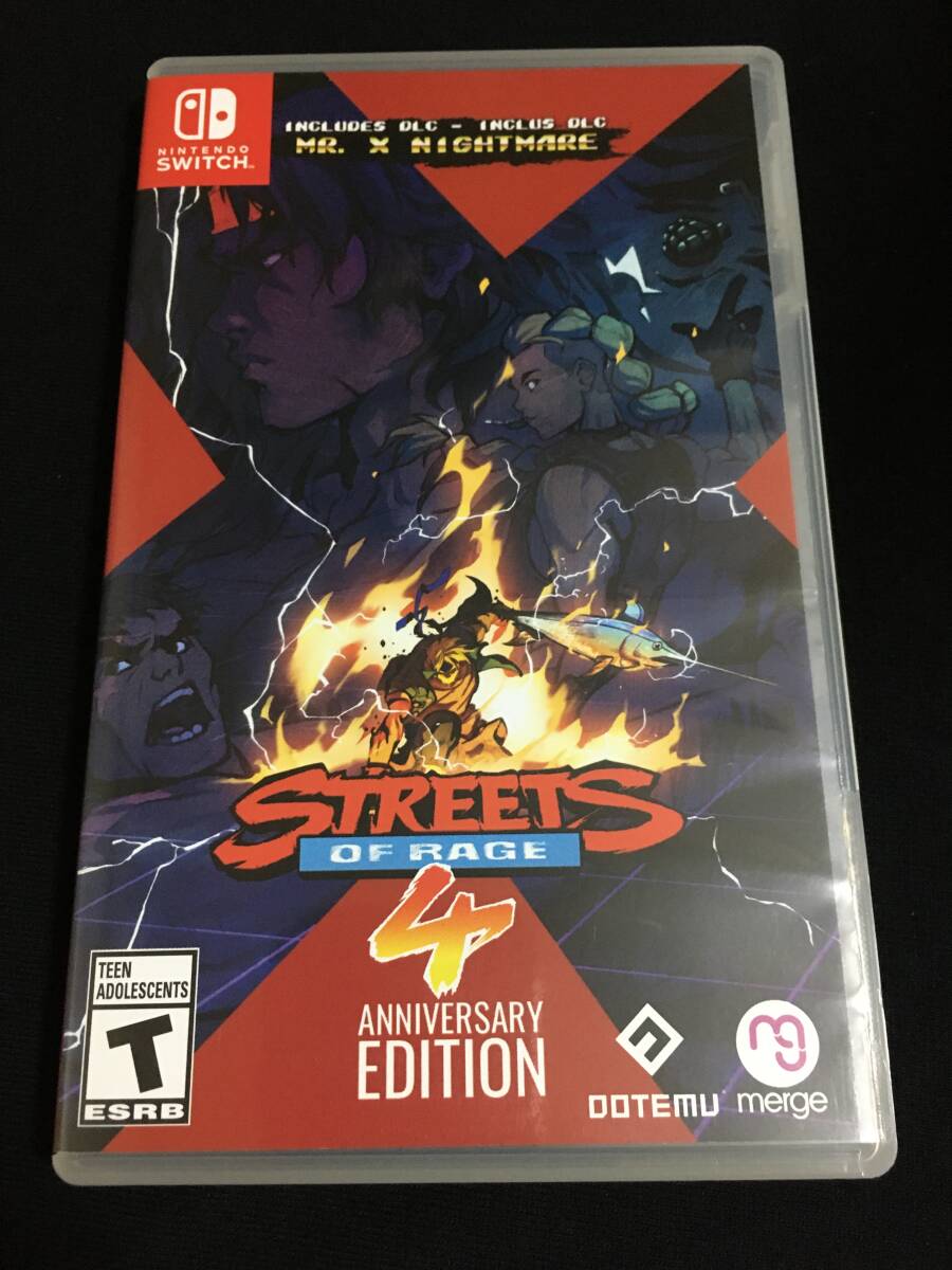 streets of rage 4 ベア ナックル アニバーサリー版 北米版 海外版Switch Streets of Rage 4 -Anniversary Edition- 北米版