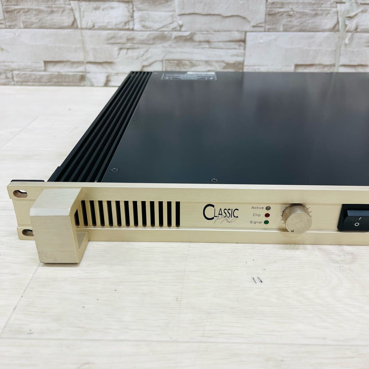【美品】クラシックプロ CP600 パワーアンプ 3Uラックケース ☆1円〜☆ Classic Pro クラシックプロ ラック型 ステレオパワー