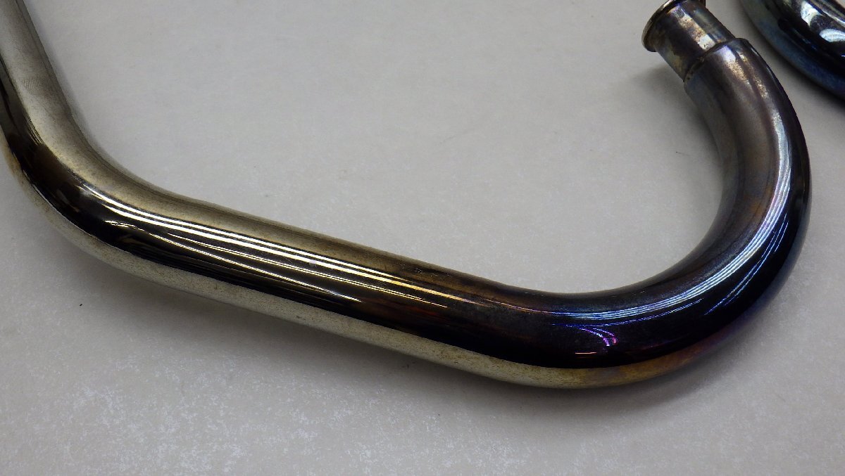 B25 モトグッチ V7 BREVA 750cc エキパイ左右 エキゾーストパイプ MOTO GUZZI_画像5