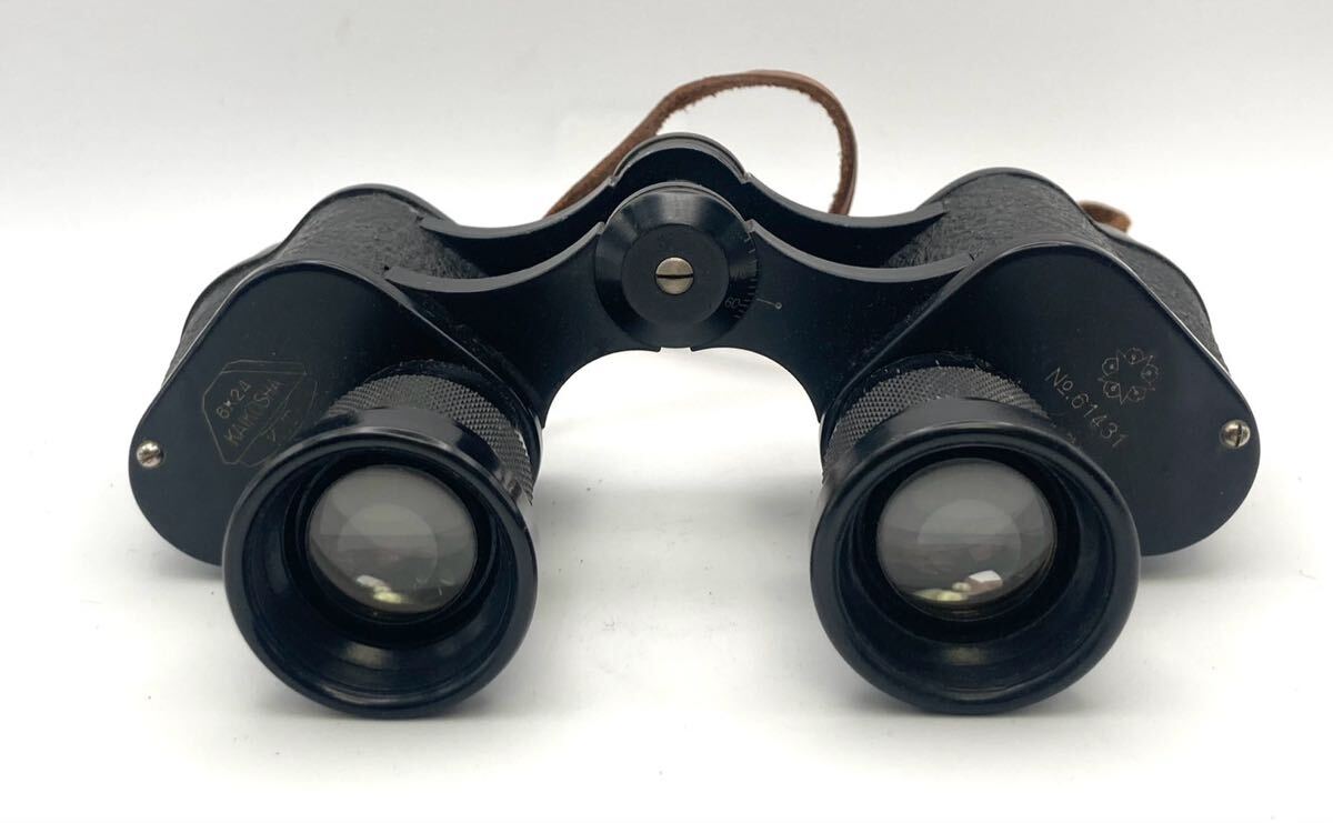 現状品】KAIKOSHA 偕行社製 旧日本軍 陸軍 個人装備 双眼鏡 6×24
