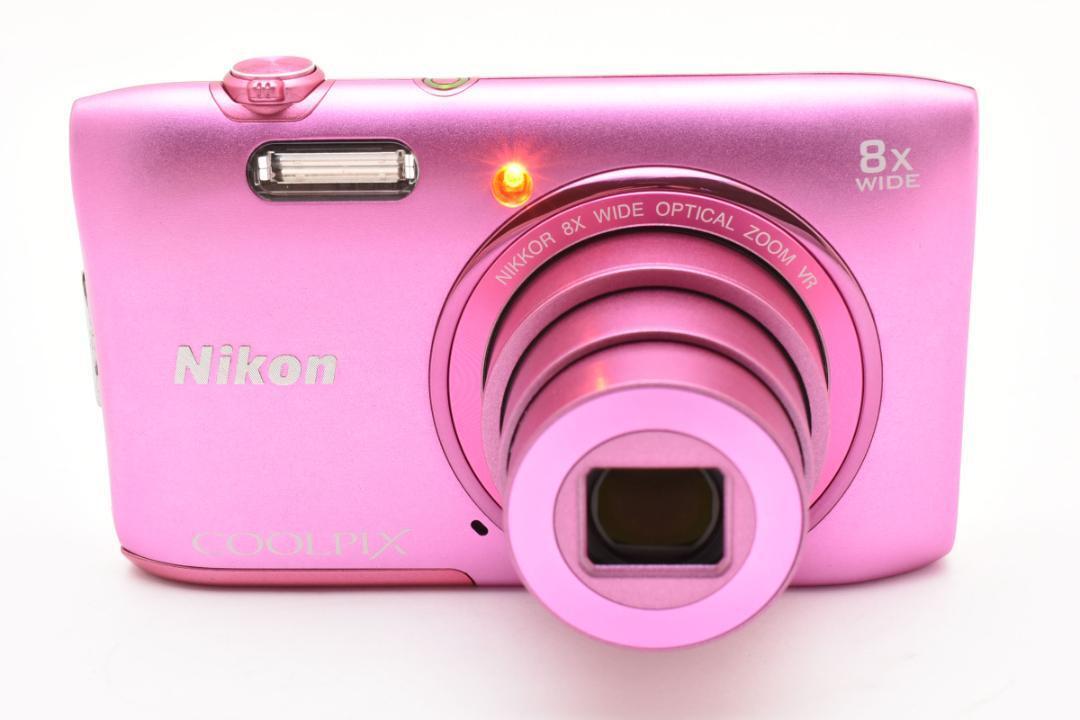 【363】Nikon ニコン COOLPIX S3600 クールピクス ピンク コンパクトデジタルカメラ