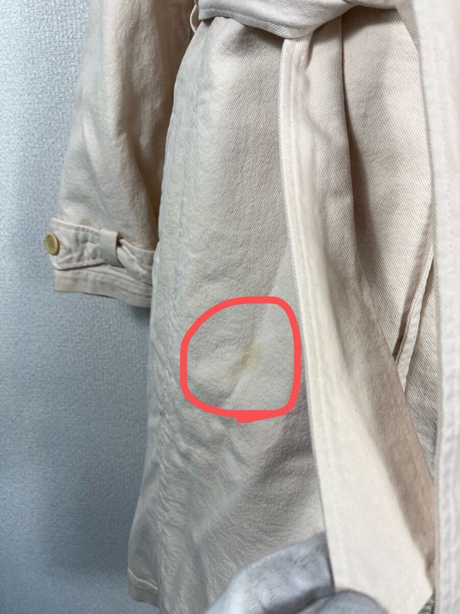 ISABEL MARANT ETOILE イザベルマラン レディース ライトピンク コットン トレンチコート アウター _画像5