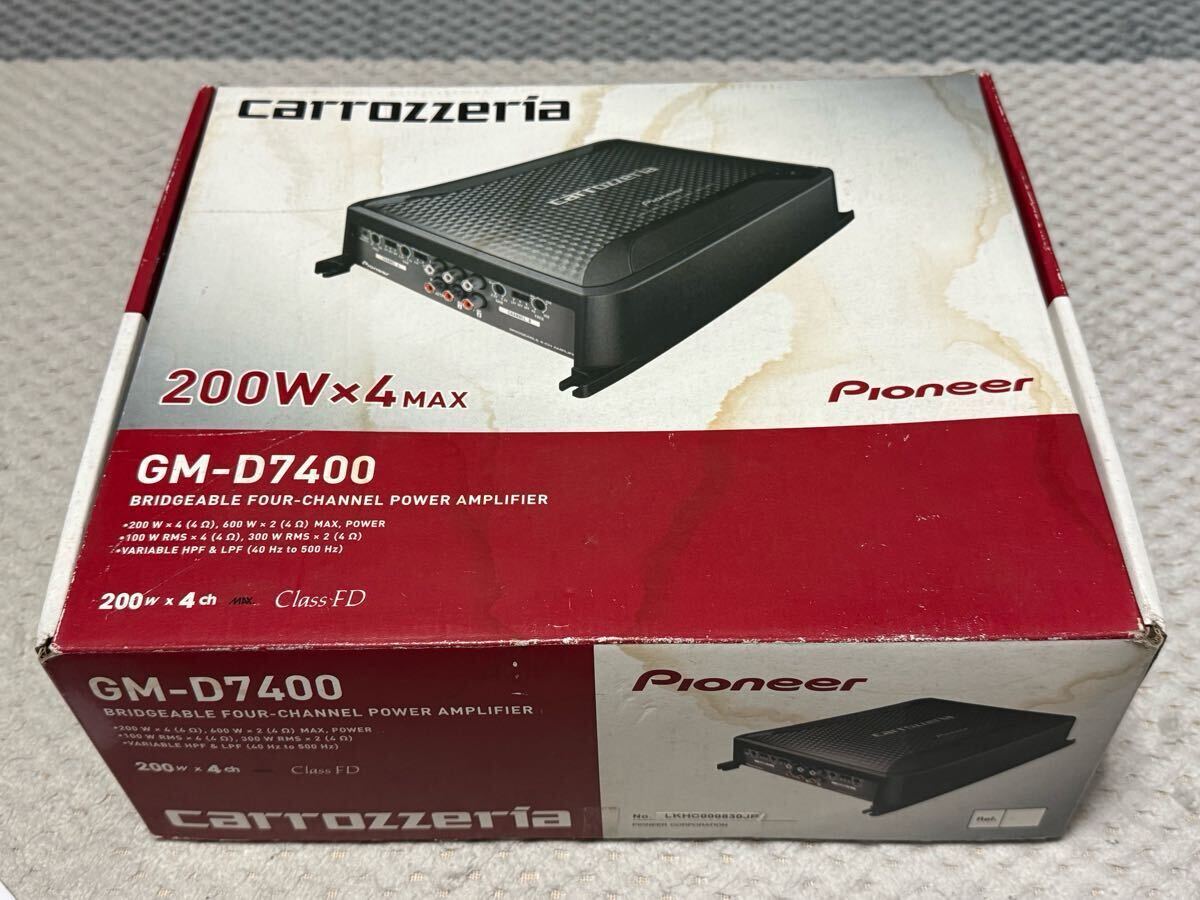 GM-D7400 200w x 4ch Pioneer パイオニア パワーアンプ Amazon.co.jp: パイオニア carrozzeria 200W×4・ブリジャブル