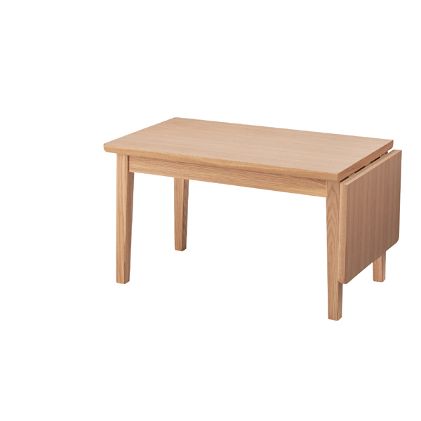 エクステンションセンターテーブル 【ナチュラル】 天然木