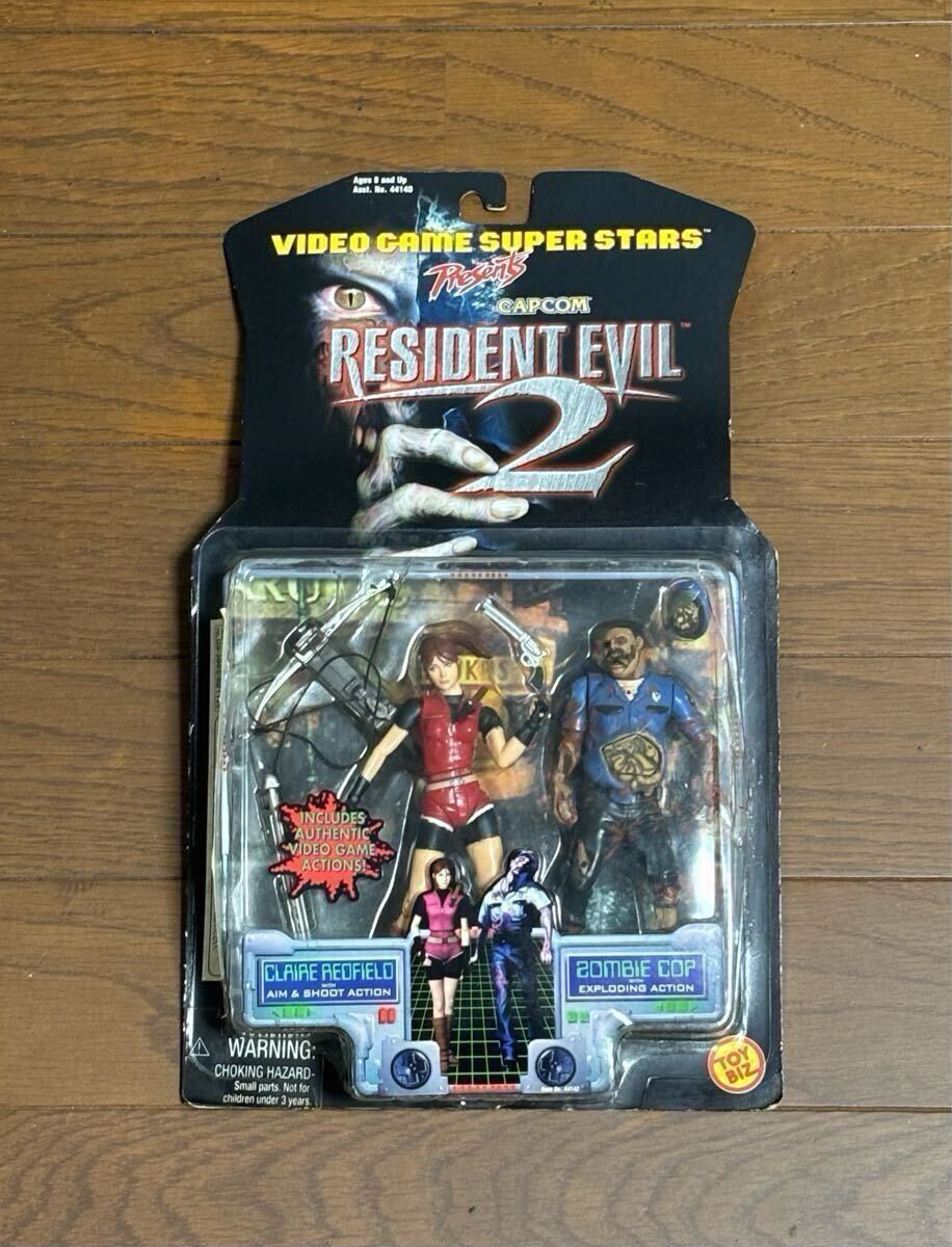 TOYBIZトイビズ バイオハザード2 レジデントエビル2 クレア/ゾンビコップ TOYBIZトイビズ バイオハザード2 レジデントエビル2 クレア