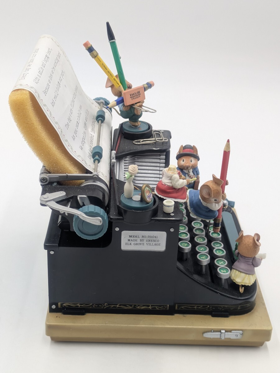 エネスコ enesco オルゴール タイプライター L2【ジャンク 未検品】エネスコ ENESCO オルゴール MUSICAL