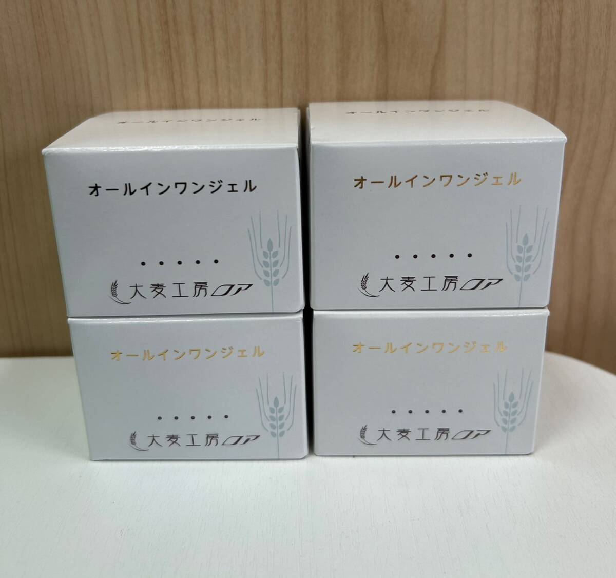 【9112】大麦工房ロア オールインワンジェル 〈ジェル状美容液〉40g 4点セット_画像1