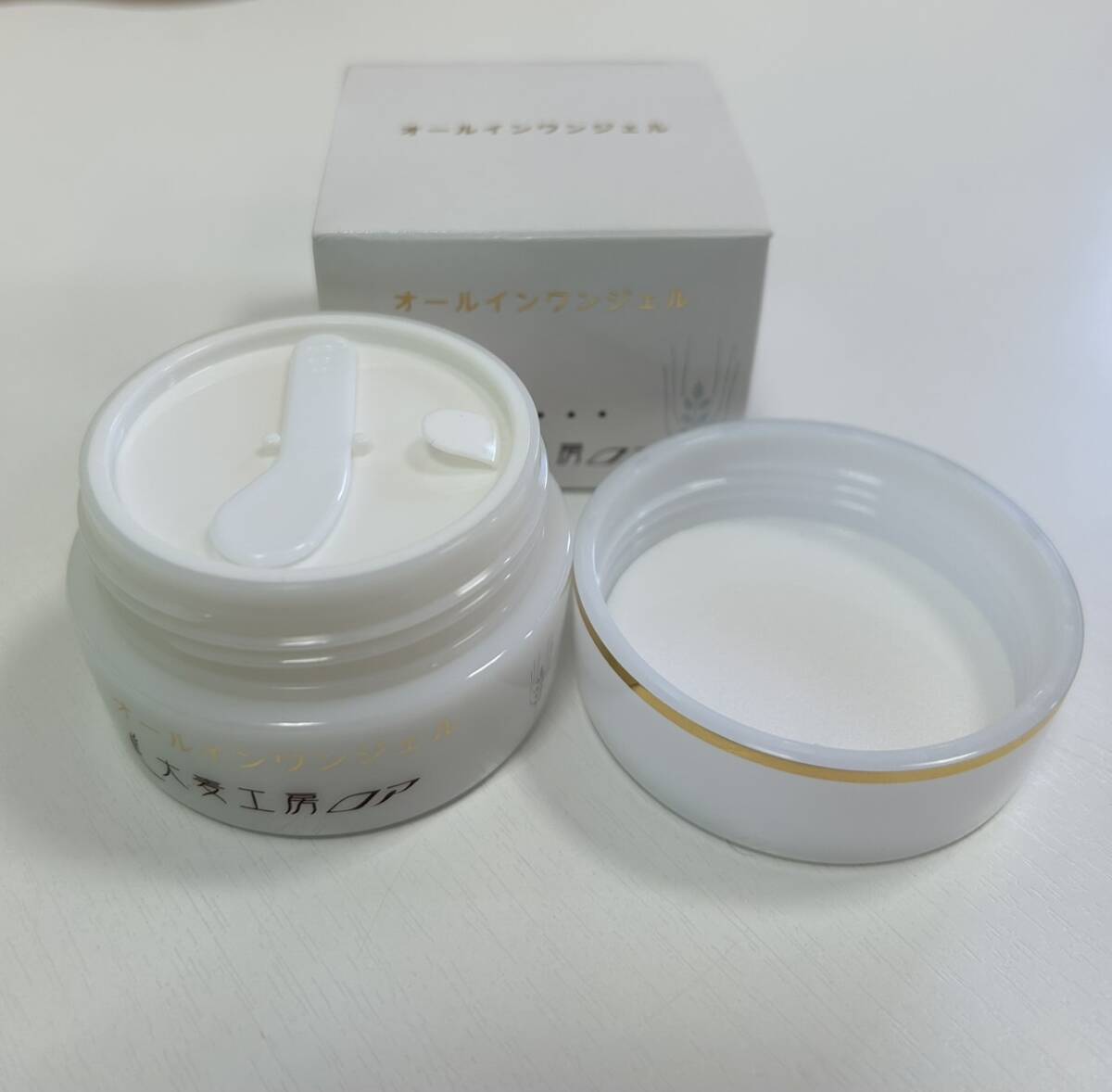 【9112】大麦工房ロア オールインワンジェル 〈ジェル状美容液〉40g 4点セット_画像5