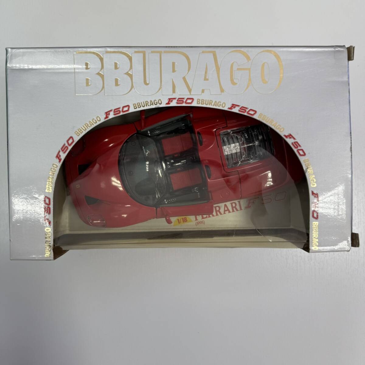 [9105] Bburagoblago- Ferrari Ferrari F50 1995 1/18 литье под давлением модель машина 