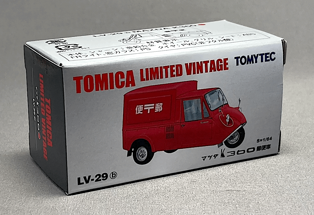  Tomica Limited Vintage 1/64 LV-29b Mazda K360( почтовая машина specification )