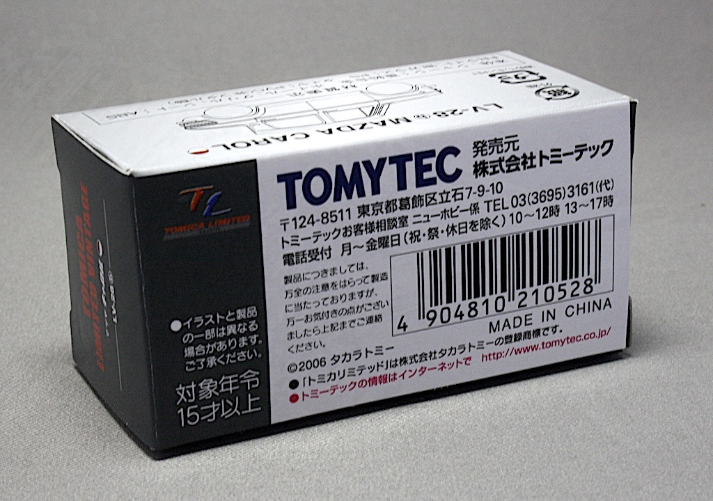  Tomica Limited Vintage 1/64 LV-28b Mazda Carol ( dark red wine / белый )